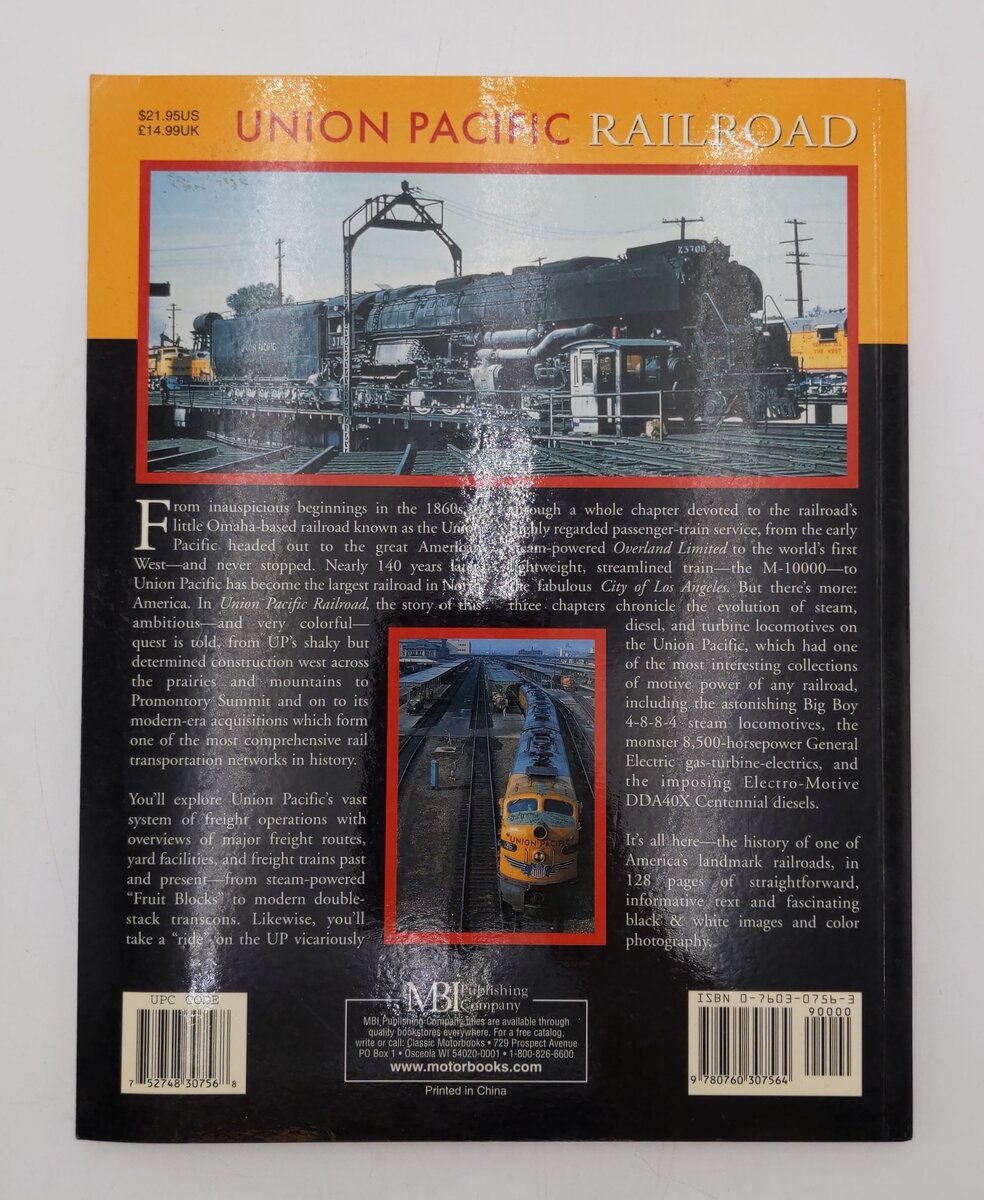 Union Pacific Railroad Paperback Book By Brian Solomon EX