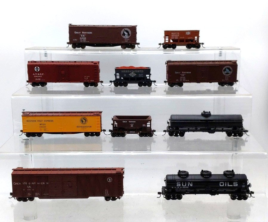 Athearn & Other HO Scale Assorted Freight Cars [10] EX