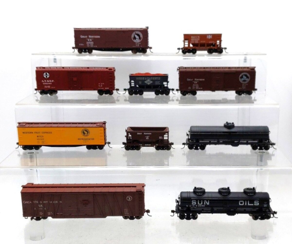 Athearn & Other HO Scale Assorted Freight Cars [10] EX