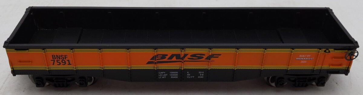 Menards 279-7026 O Gauge BNSF Gondola Car #7591 LN/Box