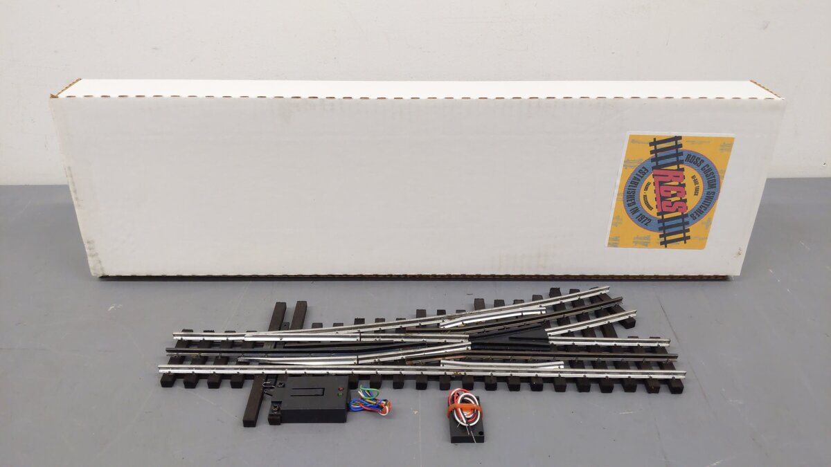Ross 126M25 O O72 Left Hand with DZ-2500 Remote Switch Turnout VG/Box