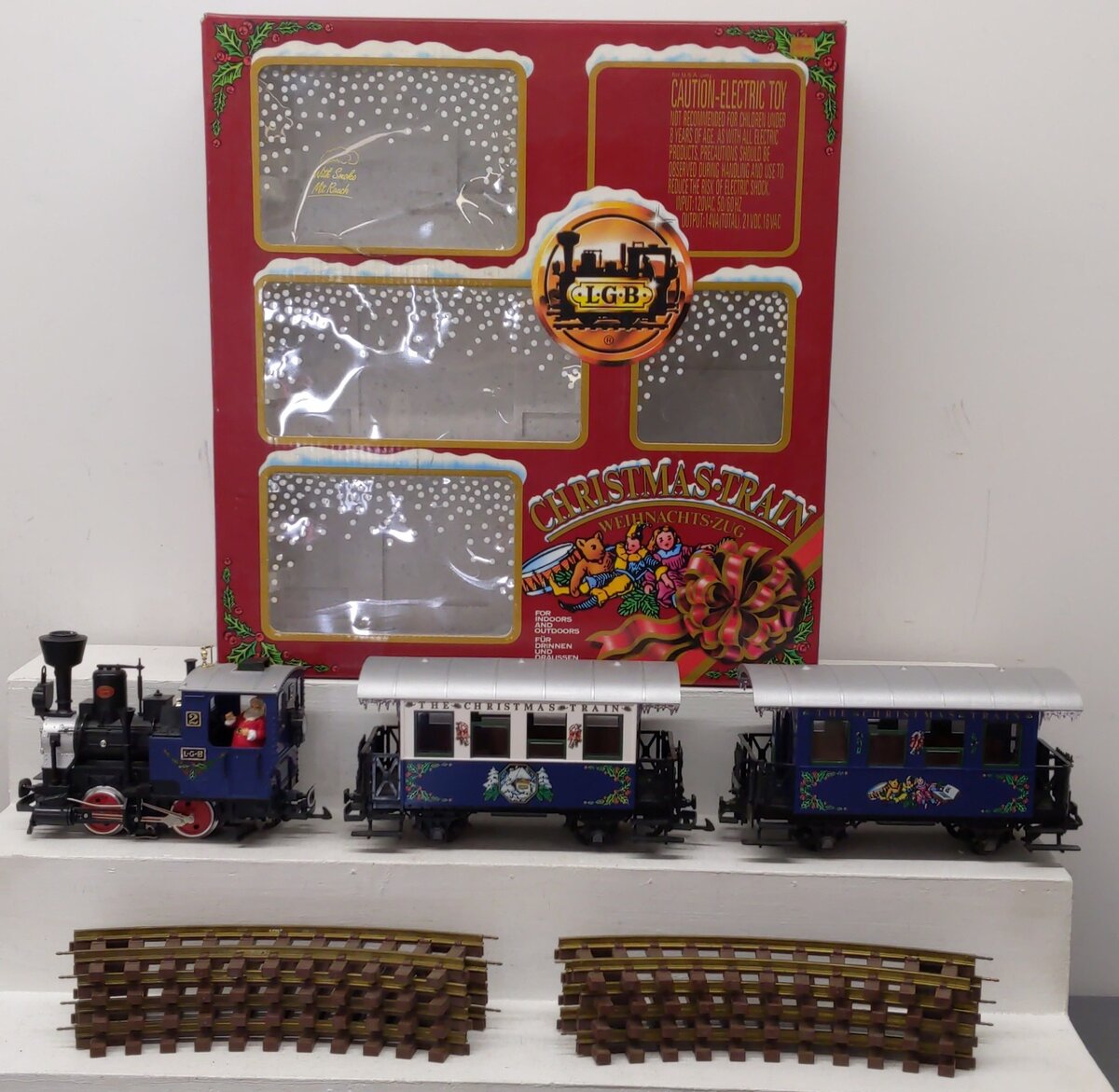 LGB 72545 G Scale Christmas Steam Train Set EX/Box
