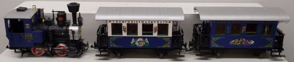 LGB 72545 G Scale Christmas Steam Train Set EX/Box