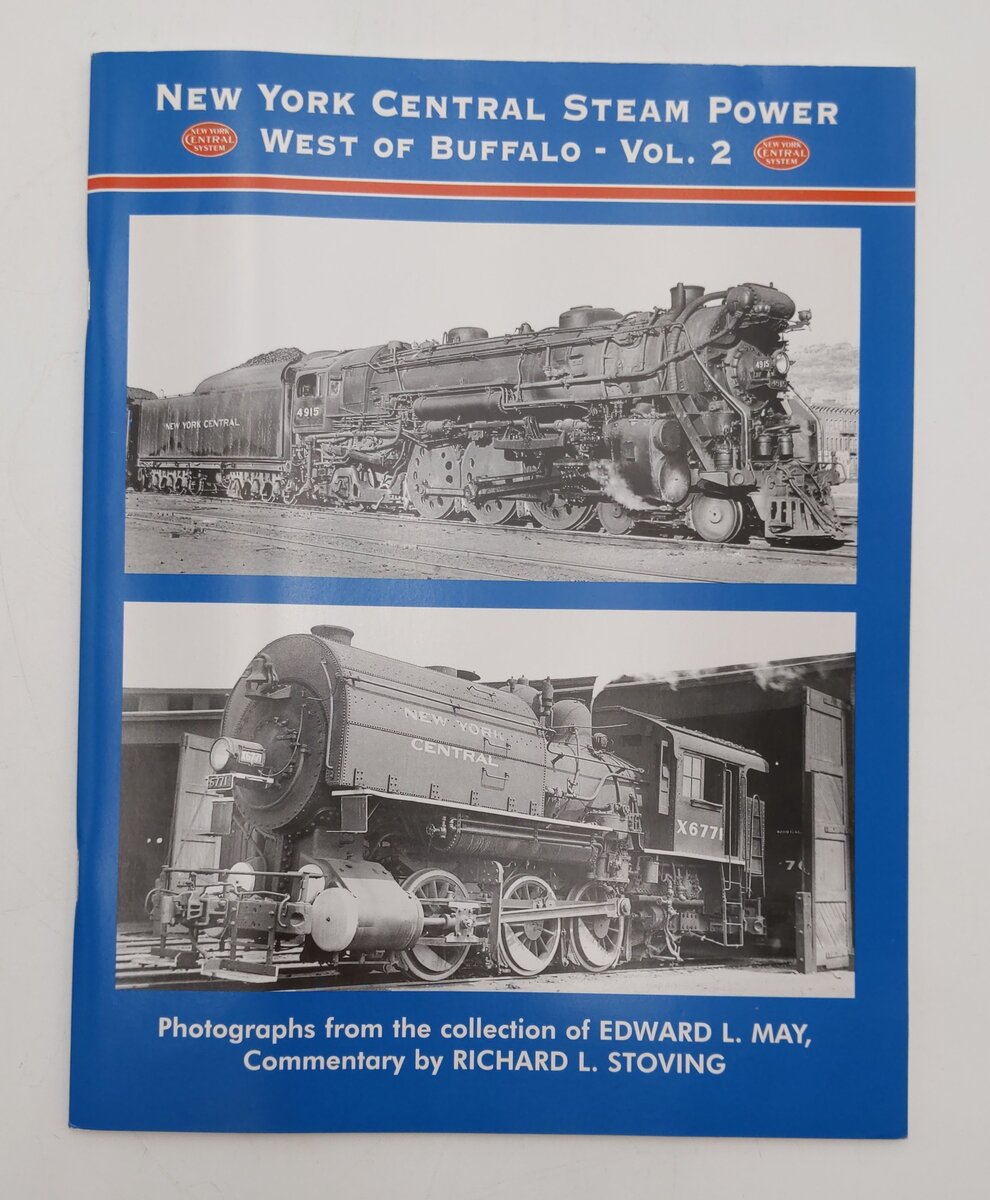 New York Central Steam Power West Of Buffalo Vol.2 Paperback Richard L Stoving EX