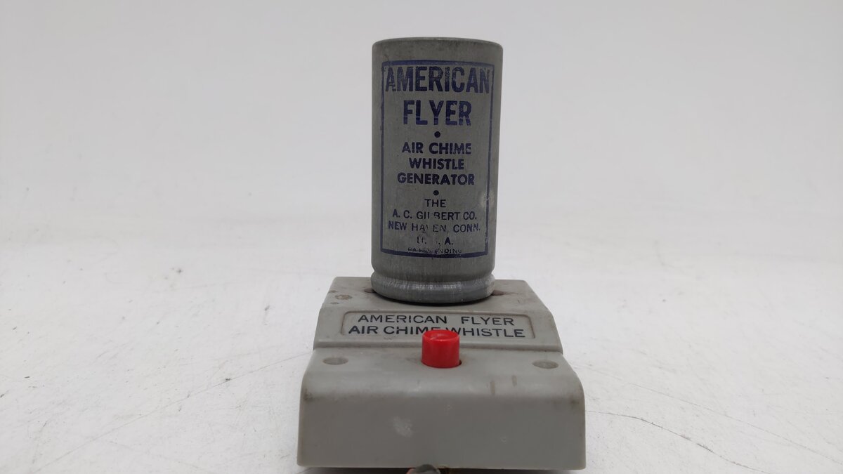 American Flyer XA-11666 Vintage S Air Chime Whistle Control W/ Grey Base #117 EX