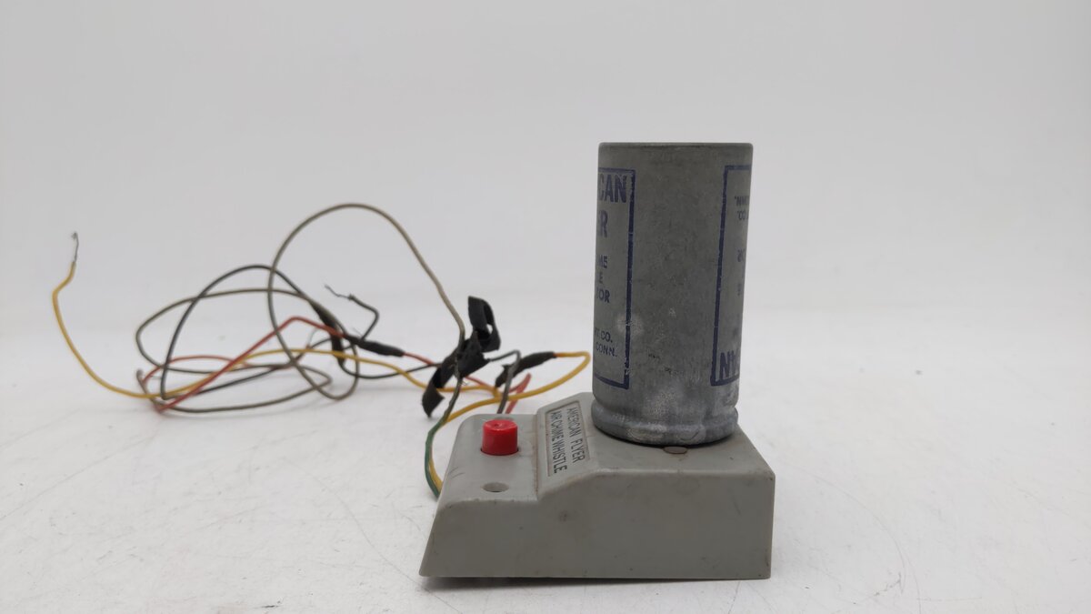 American Flyer XA-11666 Vintage S Air Chime Whistle Control W/ Grey Base #117 EX