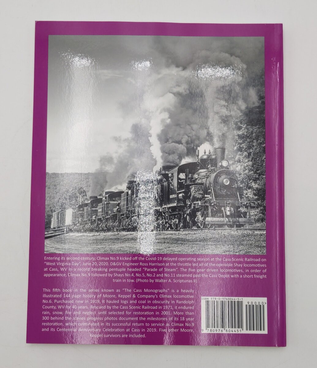 Climax No.9 & The Moore, Keppel Survivors Paperback Book By Gerald M. Futej EX