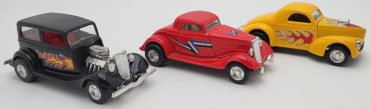 Majorette 1:32 Hot Rods Assorted Cars [3] EX