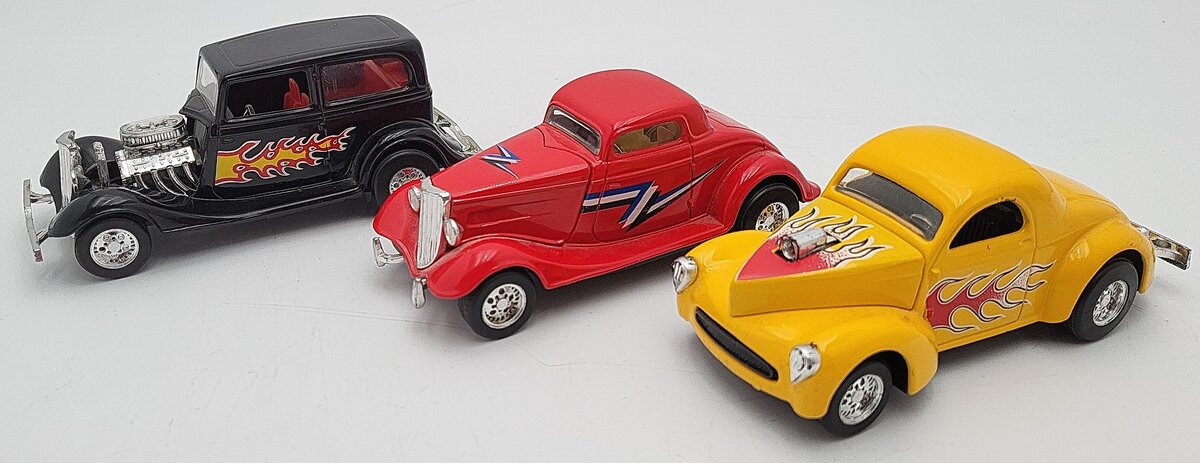 Majorette 1:32 Hot Rods Assorted Cars [3] EX