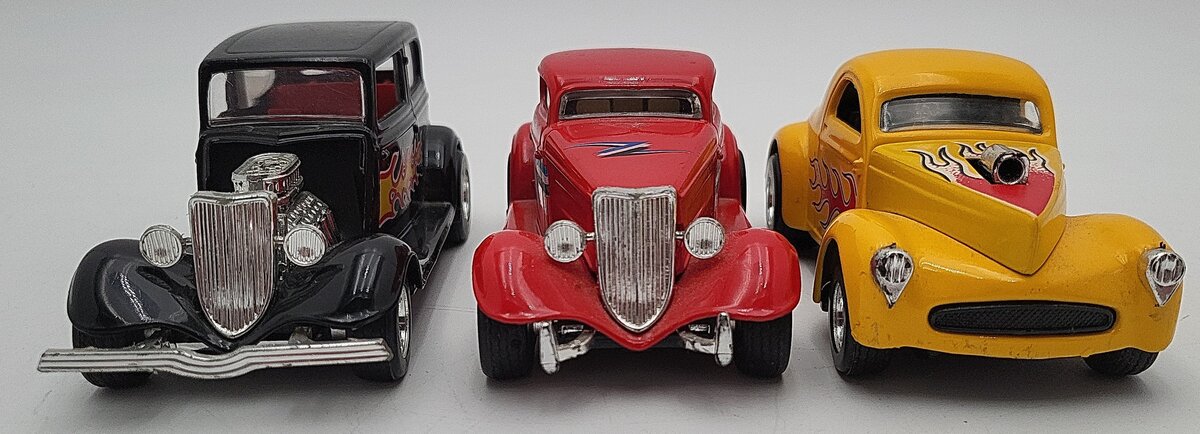 Majorette 1:32 Hot Rods Assorted Cars [3] EX
