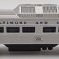 Lionel 400 Vintage O Powered Baltimore & Ohio Commuter Car VG