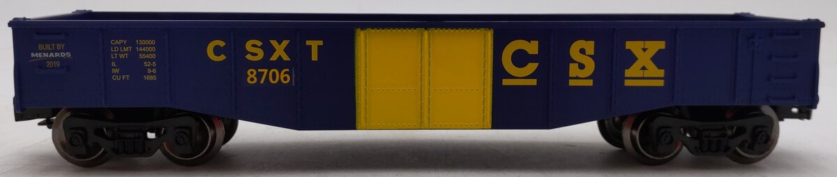 Menards 279-5247 O Gauge CSX Gondola Car #8706 LN/Box