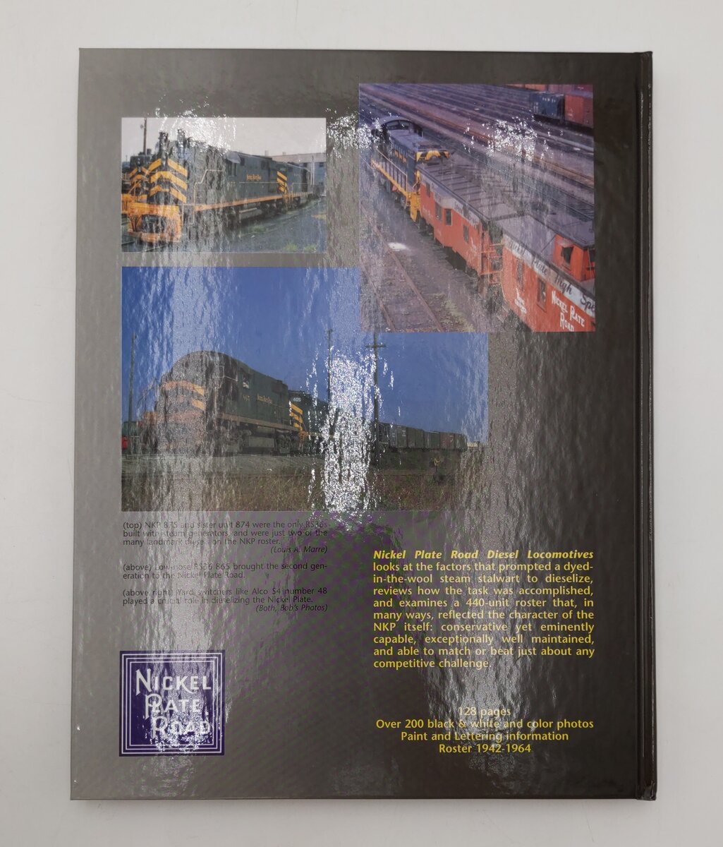 Nickel Plate Road Diesel Locomotives Hardcover Book By Kevin J. Holland EX