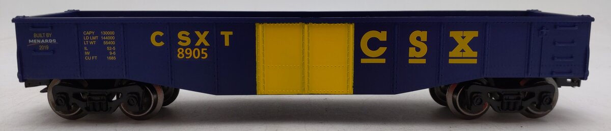 Menards 279-5247 O Gauge CSX Gondola Car #8905 LN/Box