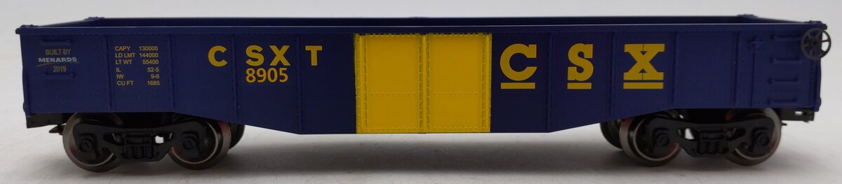 Menards 279-5247 O Gauge CSX Gondola Car #8905 LN/Box