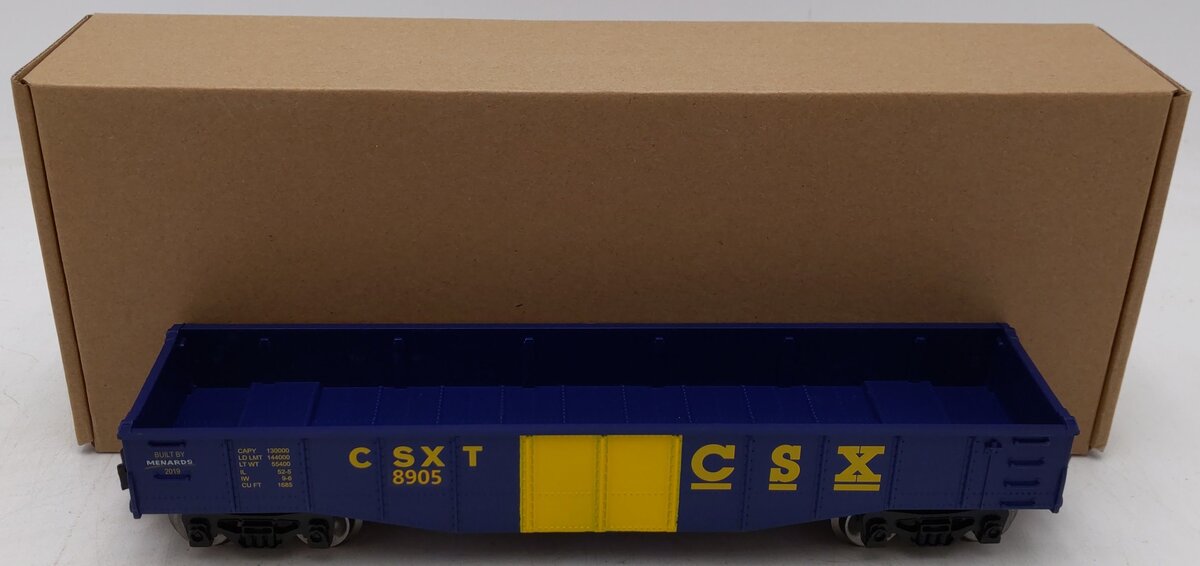 Menards 279-5247 O Gauge CSX Gondola Car #8905 LN/Box