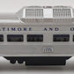 Lionel 2559 Vintage O Baltimore & Ohio RDC Non-Powered Passenger Car VG
