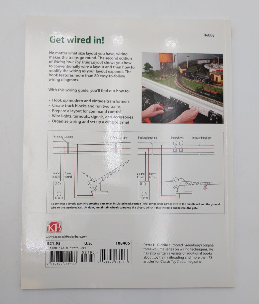 Wiring Your Toy Train Layout - 2nd Edition Paperback Book By Peter H. Riddle EX