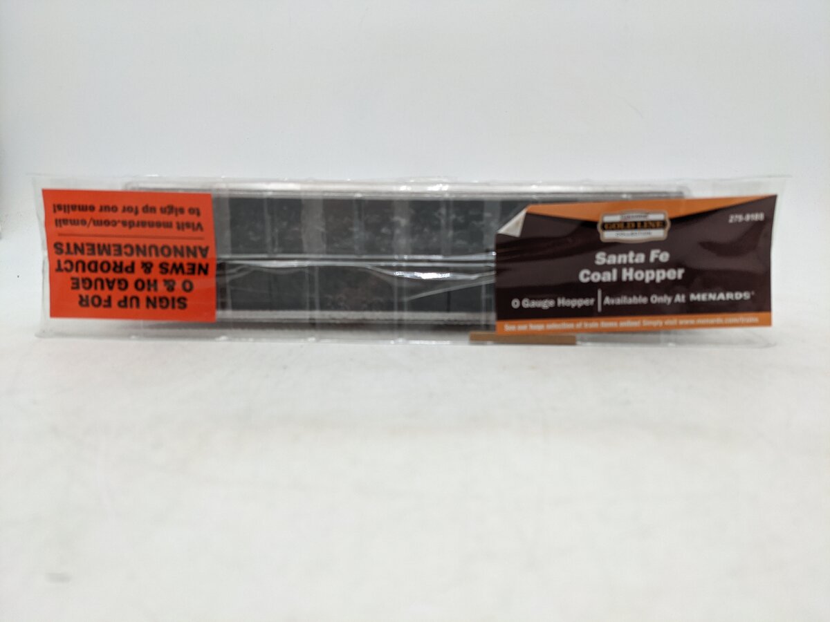 Menards 275-9188 O Gauge Santa Fe Coal Hopper #3583 NIB