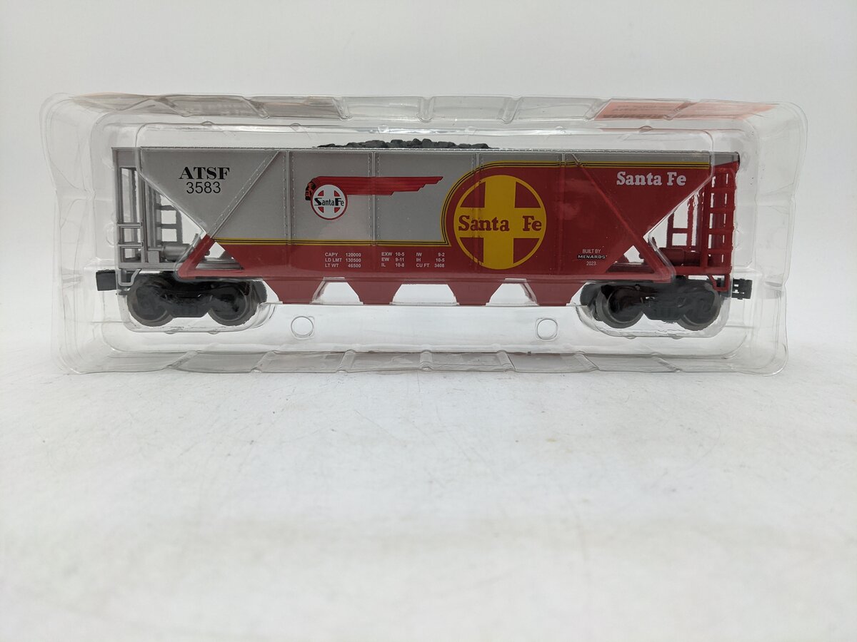 Menards 275-9188 O Gauge Santa Fe Coal Hopper #3583 NIB