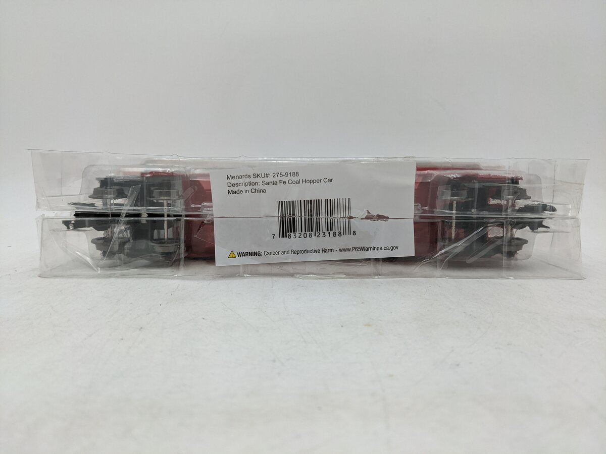 Menards 275-9188 O Gauge Santa Fe Coal Hopper #3808 NIB