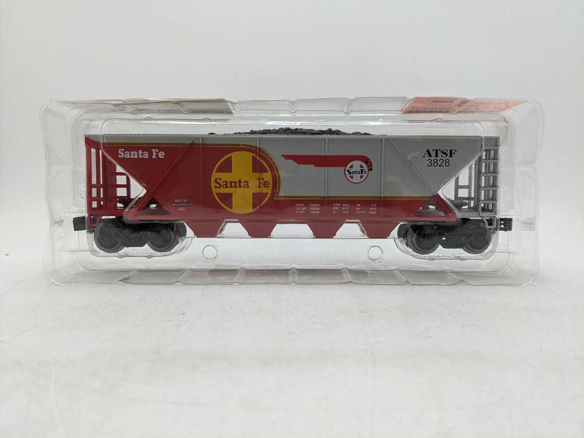 Menards 275-9188 O Gauge Santa Fe Coal Hopper #3828 NIB