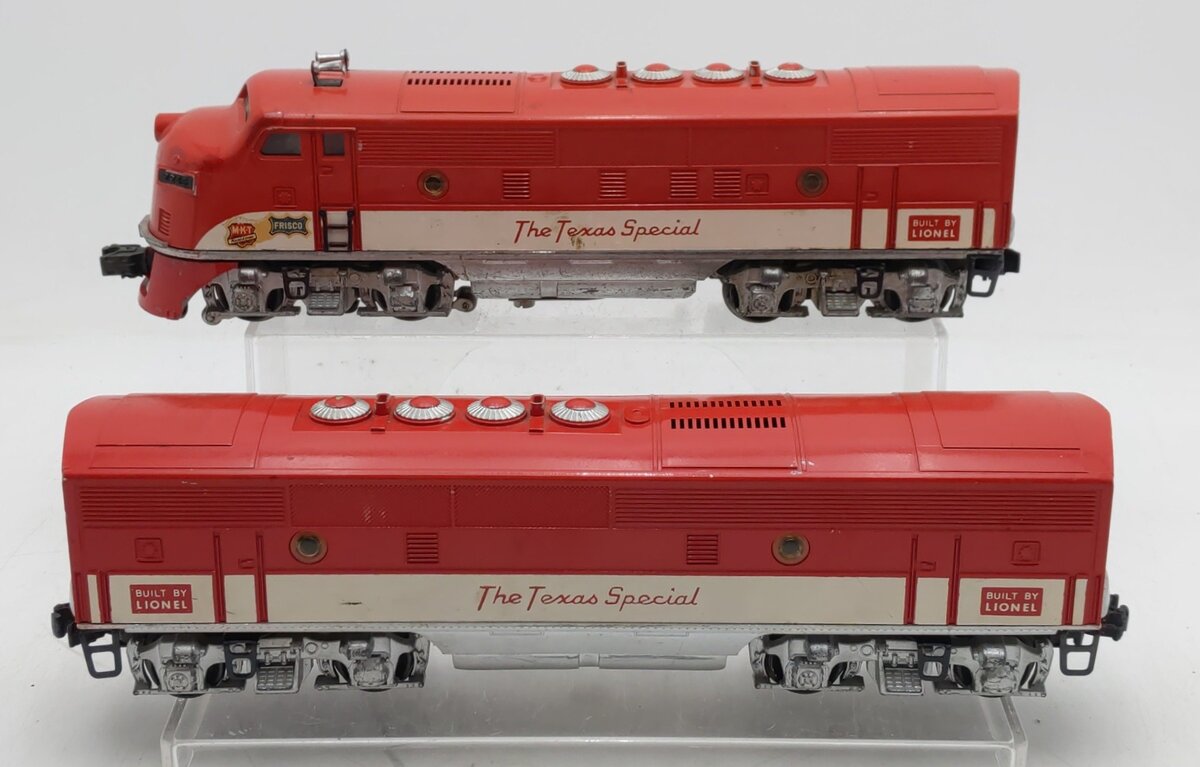 Lionel 2245 Vintage O Gauge Texas Special F-3 AB Diesel Set VG