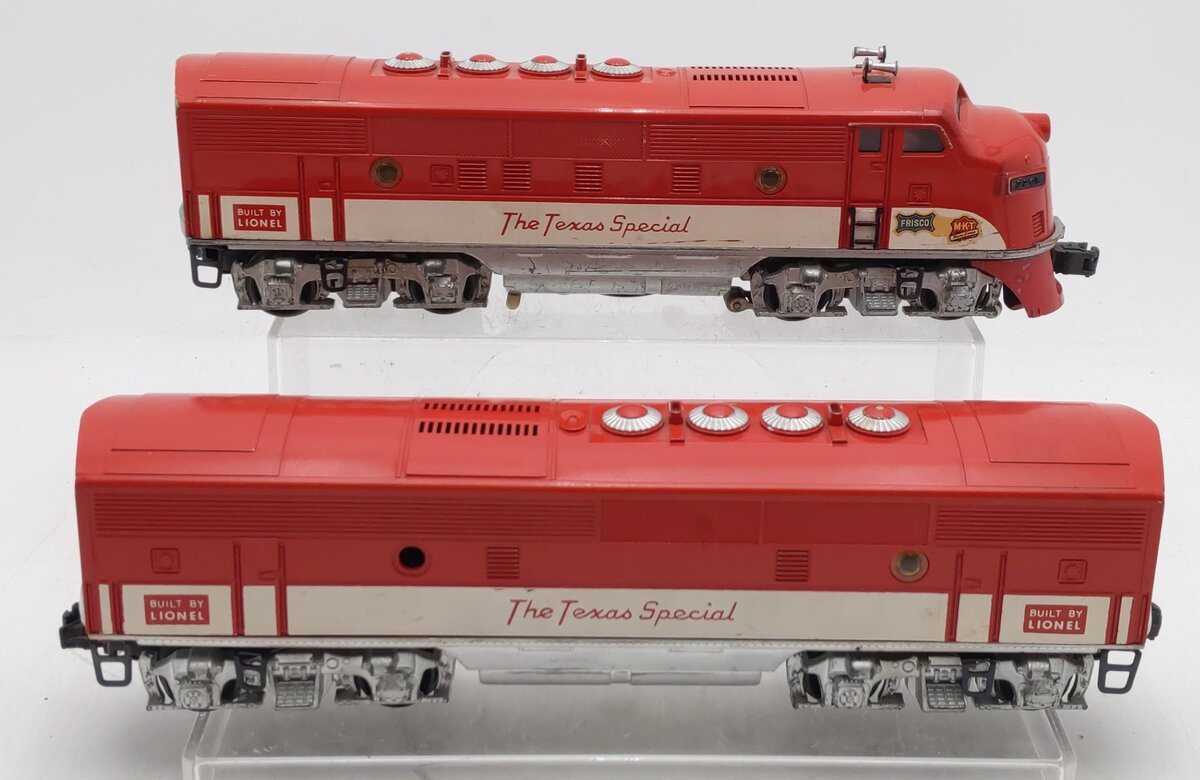 Lionel 2245 Vintage O Gauge Texas Special F-3 AB Diesel Set VG