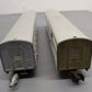 American Flyer 661 & 660  Vintage S Gauge Aluminum Pullman Passenger Cars [2] EX