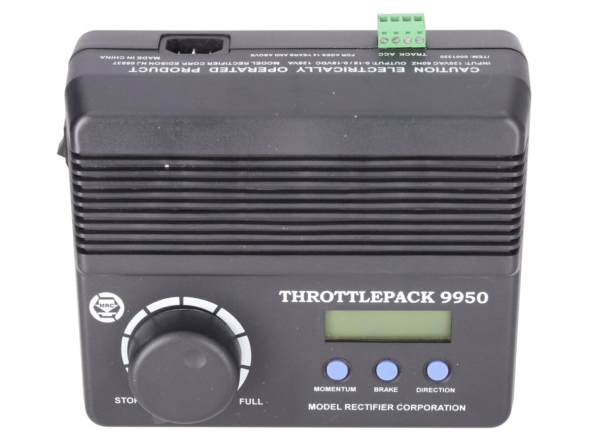 MRC 0001320  Throttlepack 9950 Train Controller with LCD Meters VG