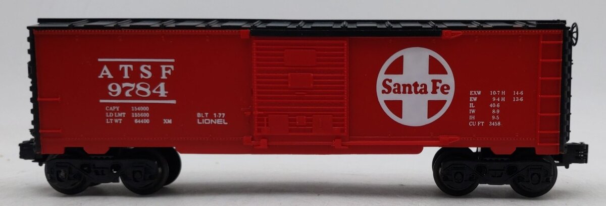 Lionel 6-9784 O Gauge Santa Fe Box Car EX/Box