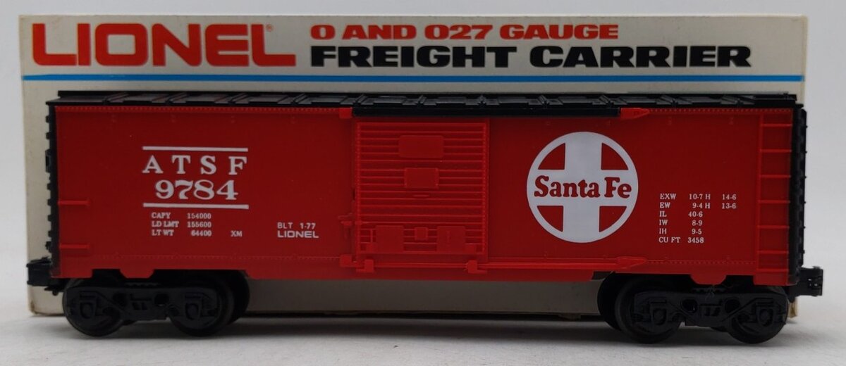Lionel 6-9784 O Gauge Santa Fe Box Car EX/Box