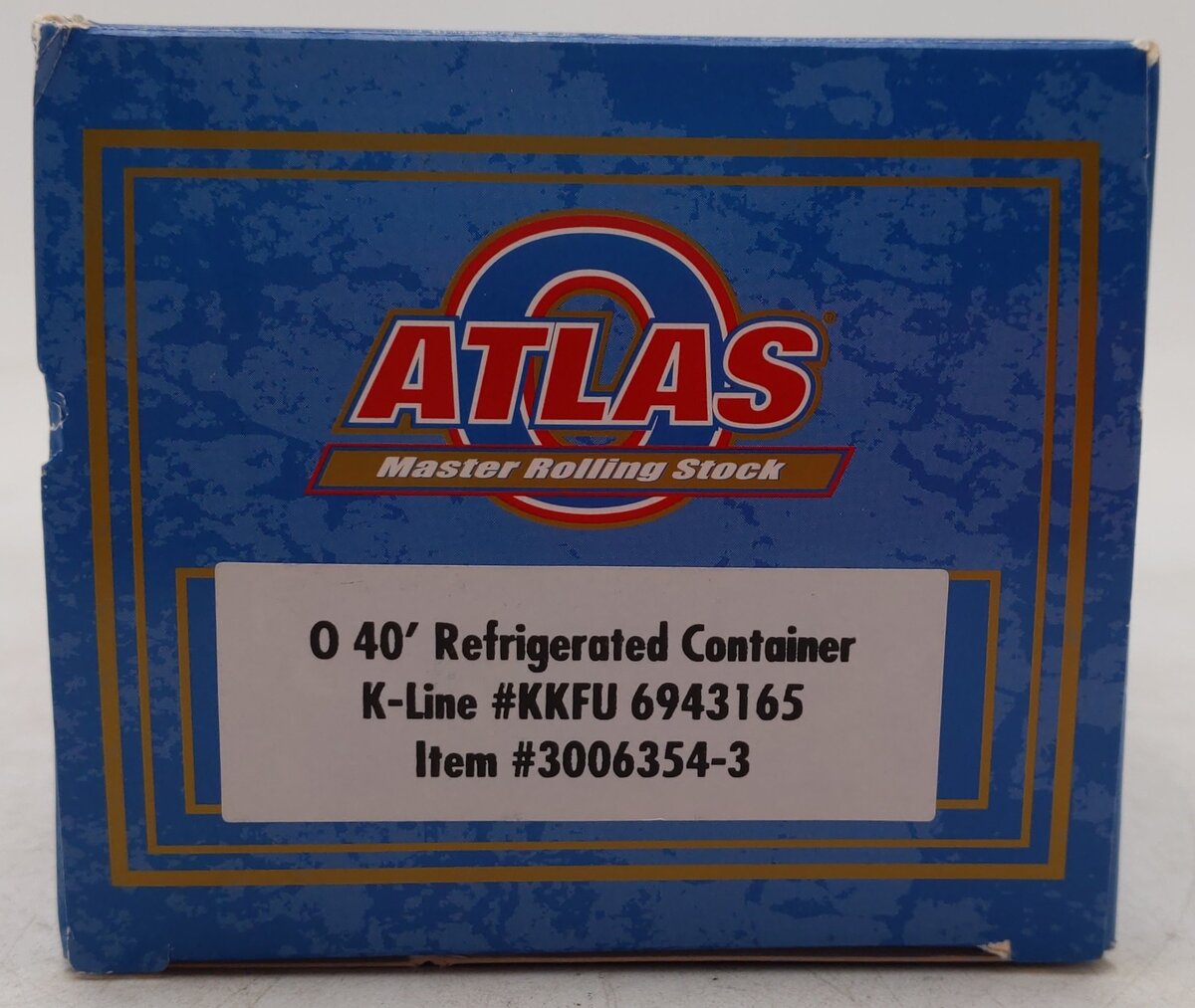 Atlas 3006354-3 K-Line 40' Reefer Container EX/Box