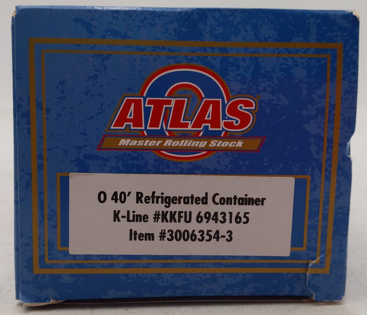 Atlas 3006354-3 K-Line 40' Reefer Container EX/Box