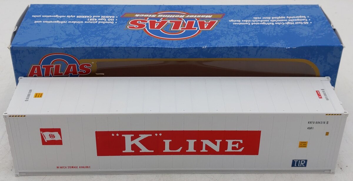 Atlas 3006354-3 K-Line 40' Reefer Container EX/Box