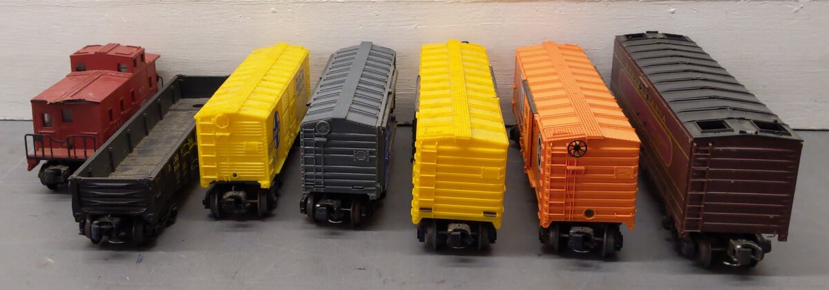 Lionel/K-Line O Gauge Freight Cars #7601,9421,16250,5715,9769,6357,9144 [7] VG