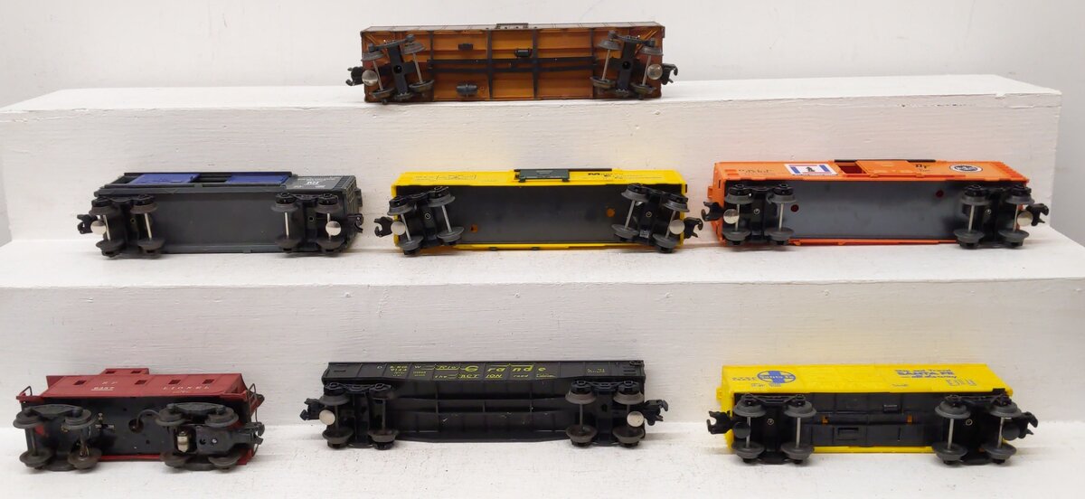 Lionel/K-Line O Gauge Freight Cars #7601,9421,16250,5715,9769,6357,9144 [7] VG