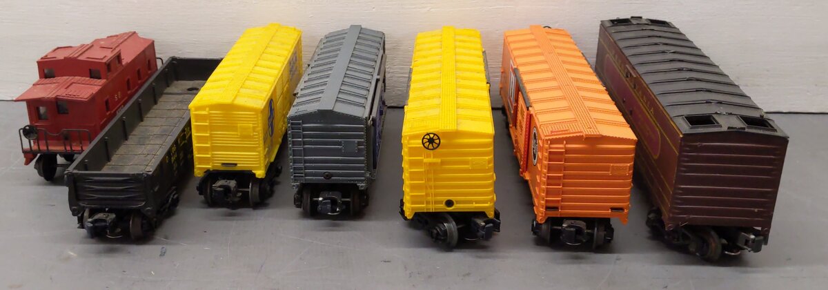 Lionel/K-Line O Gauge Freight Cars #7601,9421,16250,5715,9769,6357,9144 [7] VG