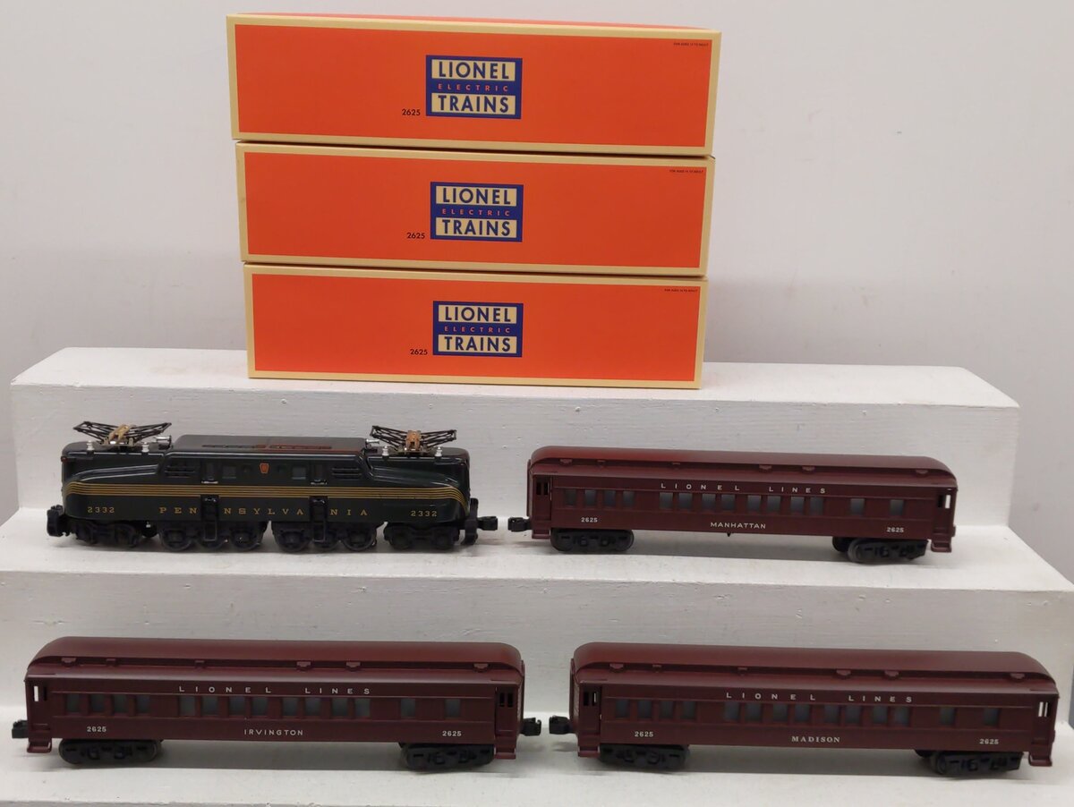 Lionel 6-31777 O Gauge #2124W Pennsylvania GG-1 Electric Passenger Train Set EX/Box