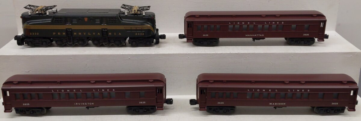 Lionel 6-31777 O Gauge #2124W Pennsylvania GG-1 Electric Passenger Train Set EX/Box