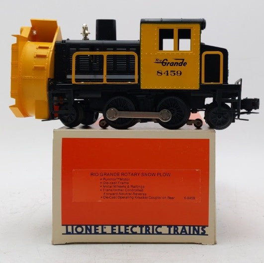 Lionel 6-8459 O Gauge Rio Grande Rotary Snow Plow #8459 VG/Box
