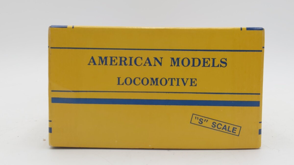 American Models S1209 S Scale Santa Fe S-12 Diesel Baldwin Switcher #632 VG/Box