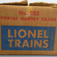 Lionel 282 Vintage O Bucyrus Erie Remote Control Gantry Crane VG/Box