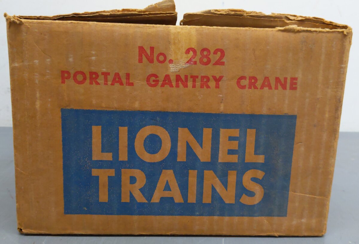 Lionel 282 Vintage O Bucyrus Erie Remote Control Gantry Crane VG/Box