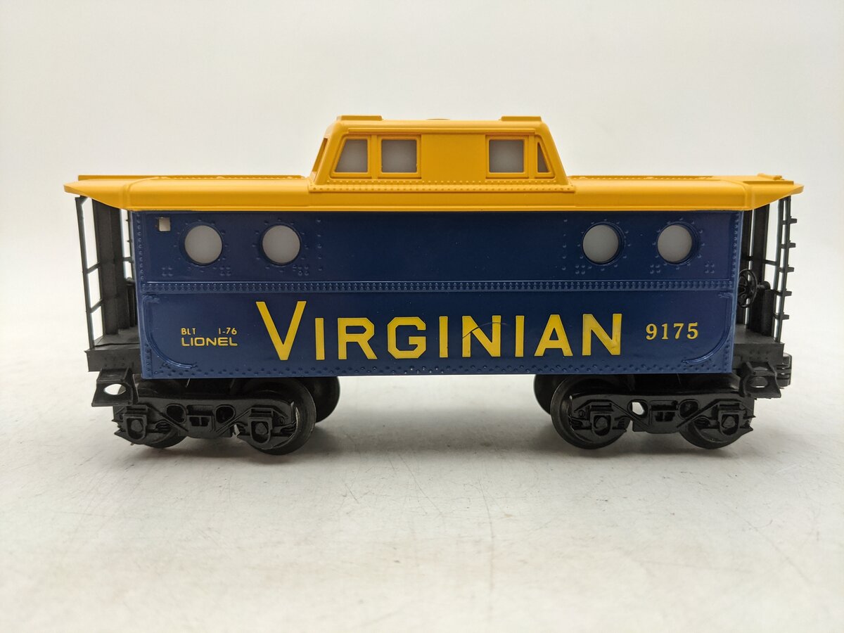 Lionel 6-9175 O Gauge Virginian Illuminated Caboose EX/Box