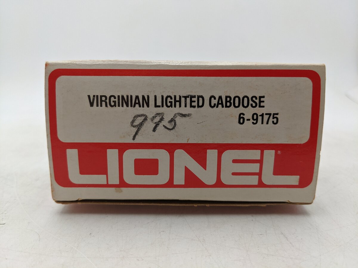 Lionel 6-9175 O Gauge Virginian Illuminated Caboose EX/Box
