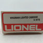 Lionel 6-9175 O Gauge Virginian Illuminated Caboose EX/Box