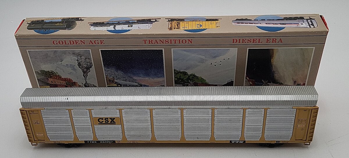 Walthers 932-4809 HO CSX 89'' Enclosed Auto Carrier #942267 EX/Box