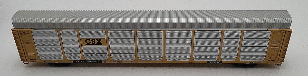 Walthers 932-4809 HO CSX 89'' Enclosed Auto Carrier #942267 EX/Box