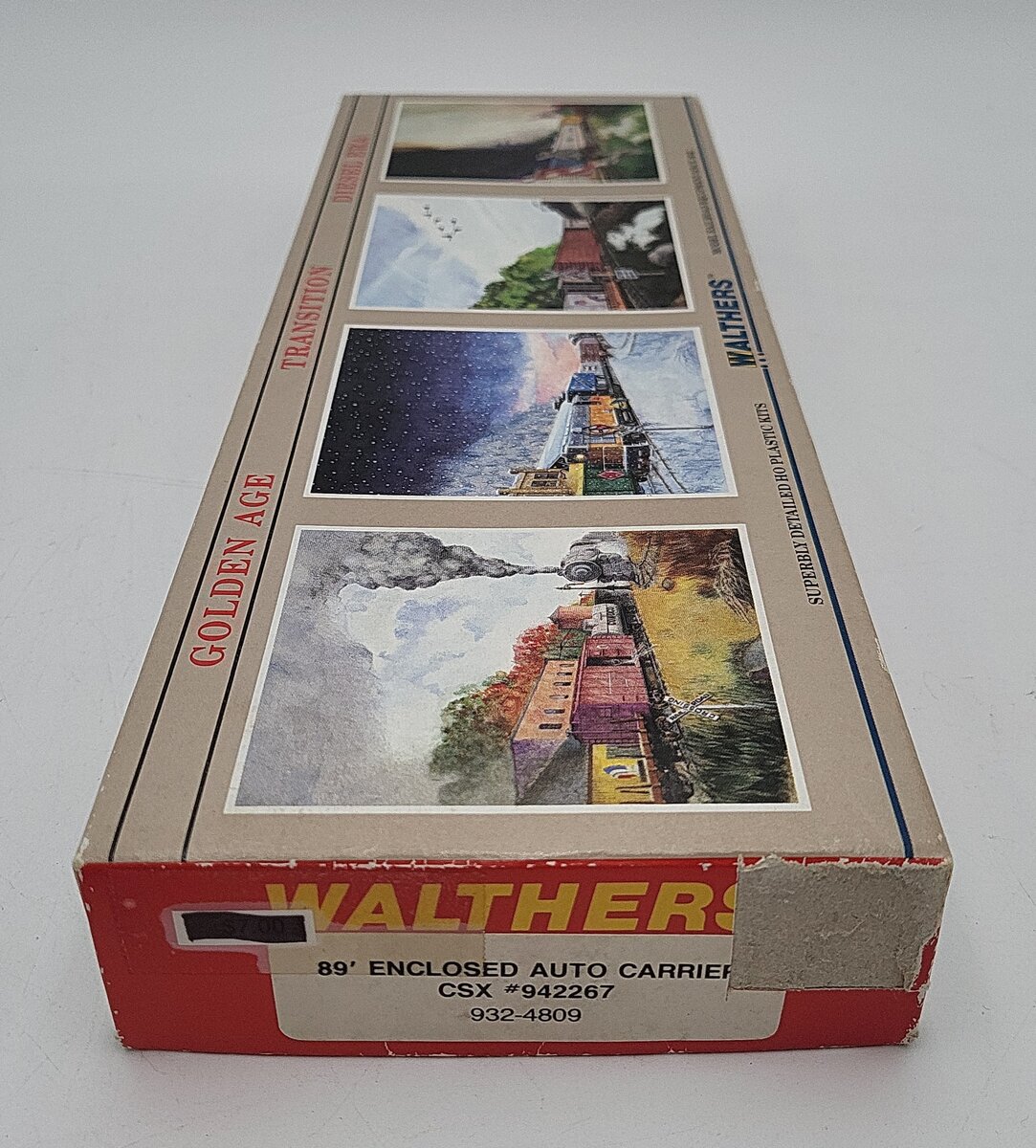 Walthers 932-4809 HO CSX 89'' Enclosed Auto Carrier #942267 EX/Box